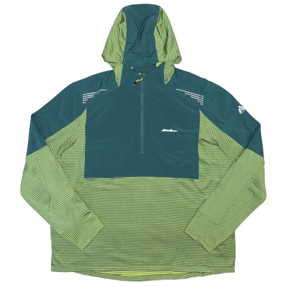 Eddie Bauer First Ascent High Route Grid Air Hybrid Hooded 1/2 Zip Pullover 2XL